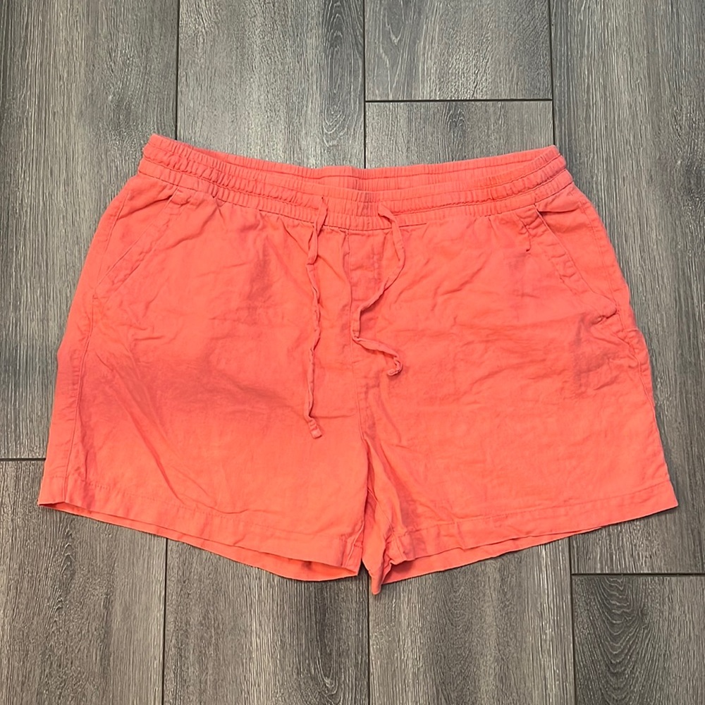 Oldnavy Linen shorts in coral